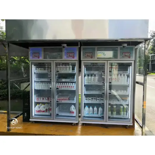 Cashless farm product vending machine fruit vegetable